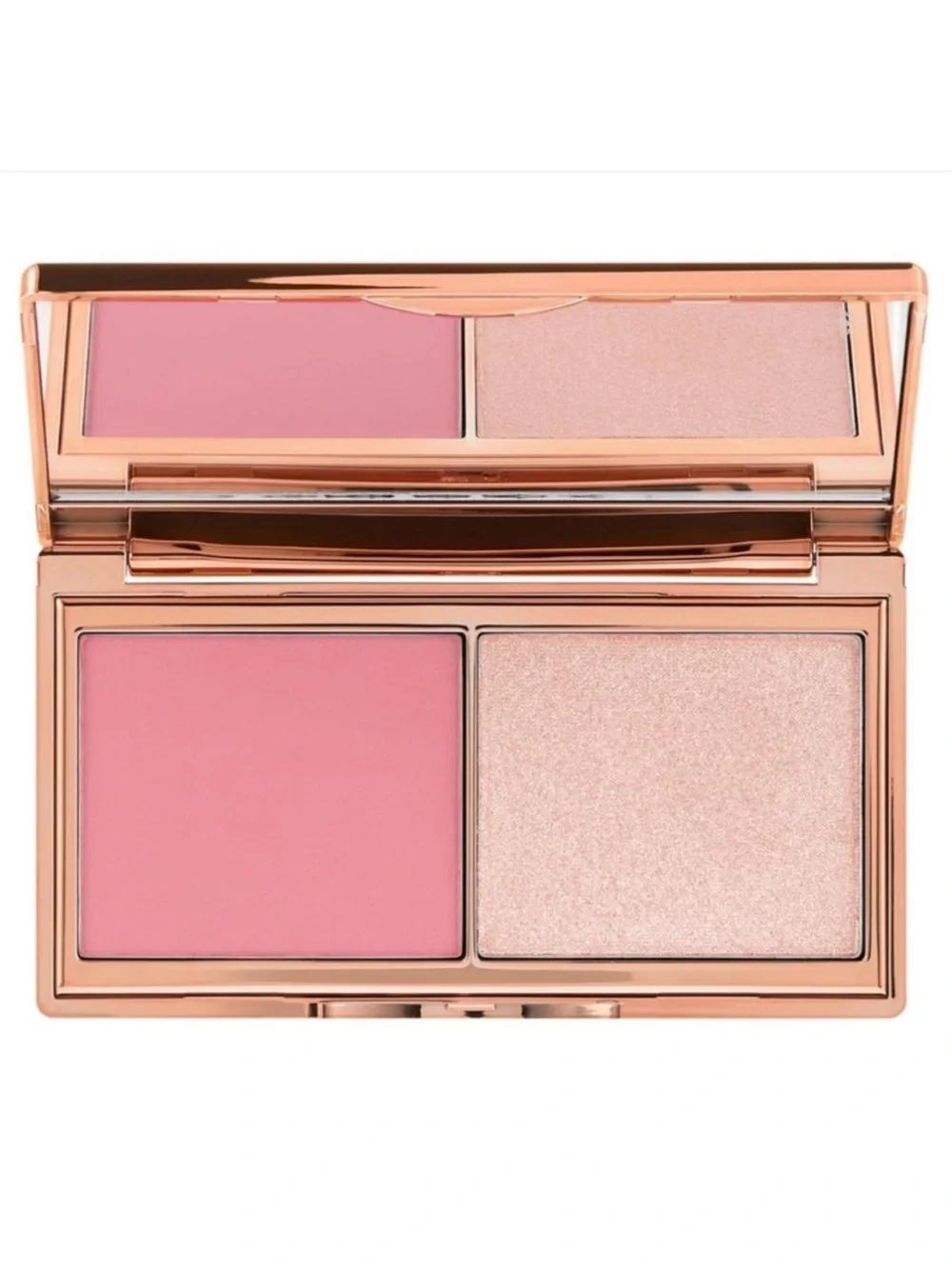 CHARLOTTE TILBURY MINI HOLLYWOOD BLUSH & GLOW PALETTE;—FAIR-MEDIUM